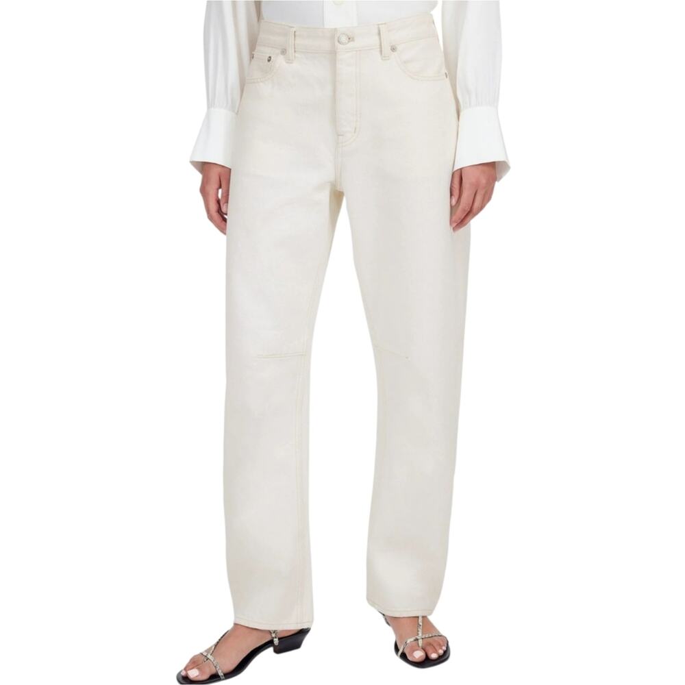 Madewell The Darted Barrel Leg Jean Vintage Canvas Cream